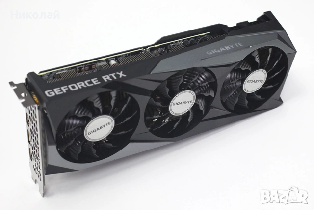 Gigabyte Gaming RTX3060 Ti - Шрауд/Shroud с Вентилатори Оригинален, снимка 2 - Видеокарти - 55034079
