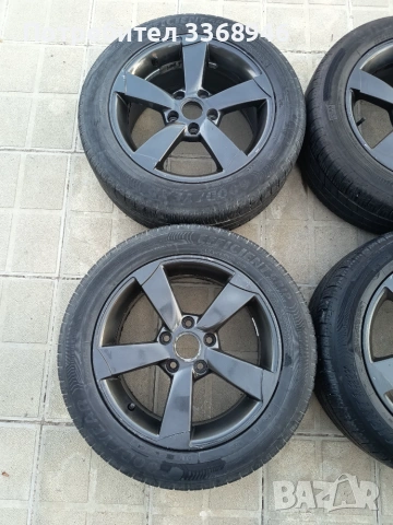 Джанти Audi ROTOR 16" 5x112 с гуми 205/55/16, снимка 3 - Гуми и джанти - 55248398