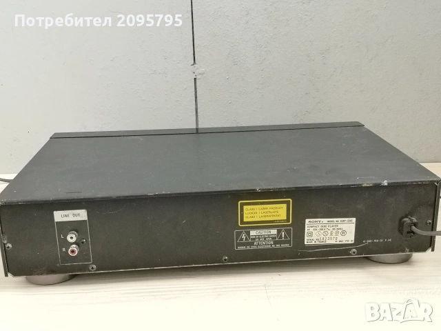 sony cdp-295, снимка 4 - Аудиосистеми - 54603710
