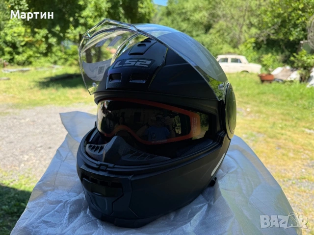 Чисто нова LS2 FF902 SCOPE SOLID, ЧЕРНА, МАТОВА размер XL 61-62 тегло 1750 грама, снимка 3 - Аксесоари и консумативи - 54944558