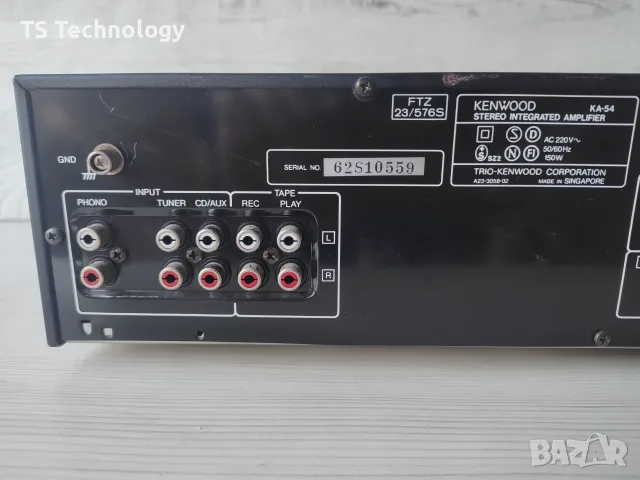 🔊 KENWOOD KA-54 | ПЪЛЕН тест и профилактика | отлична работа 🔊, снимка 5 - Ресийвъри, усилватели, смесителни пултове - 55328775