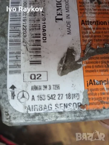 Контрол модул за Airbag ML W163 , A 1635422718, снимка 3 - Части - 55306284