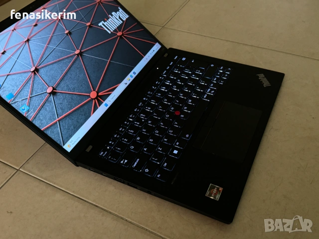 14' TOUCH Full HD+ Ryzen 5 PRO 7450u Lenovo ThinkPad T14s Gen 4 16GB LPDDR5/512GB NVMe/Бат 10ч, снимка 6 - Лаптопи за работа - 54954415
