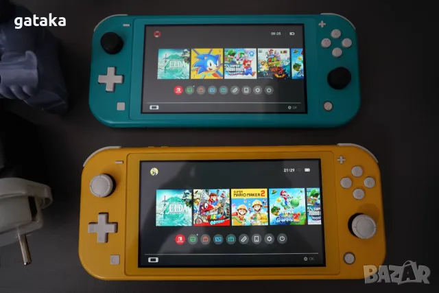 Nintendo Switch Lite с поставен чип, 128GB и 18 игри, снимка 5 - Nintendo конзоли - 55354596