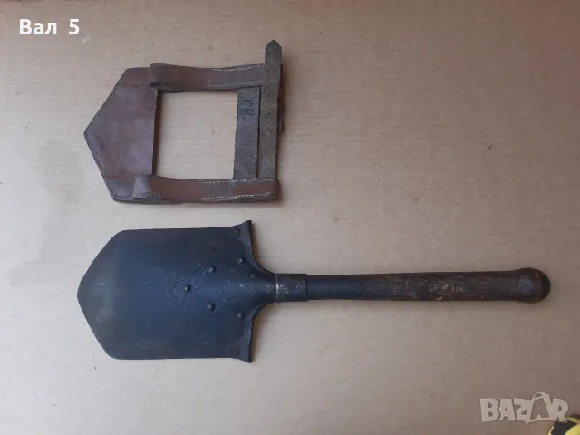 Военна лопатка с носач ПСВ , 1915 - 1916 Германия Ц-во Б-я, снимка 2 - Антикварни и старинни предмети - 55325636