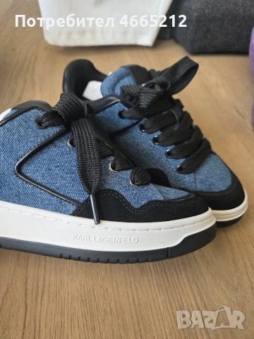 Оригинални кецове Karl Lagerfeld , снимка 11 - Кецове - 54188005