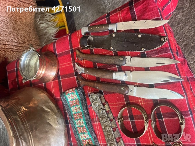 Стари ножове и други, снимка 4 - Ножове - 54303342