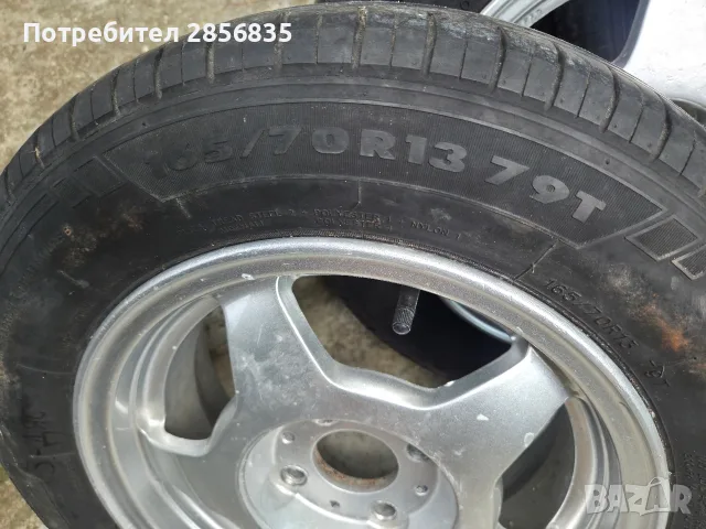 гуми с джанти 4x100 r13, снимка 8 - Гуми и джанти - 55606817