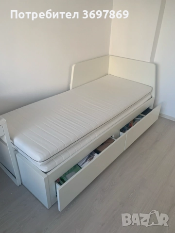 ИКЕА Легло Кушетка с 2 чекмеджета FLEKKE, снимка 4 - Спални и легла - 55470823