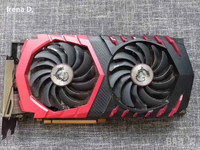 Видеокарта MSI GeForce GTX 1070 Ti GAMING 8G – Чудесно състояние, работи перфектно!, снимка 2 - Видеокарти - 55611073