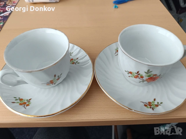 Порцеланови български комплекти, снимка 3 - Антикварни и старинни предмети - 54655708