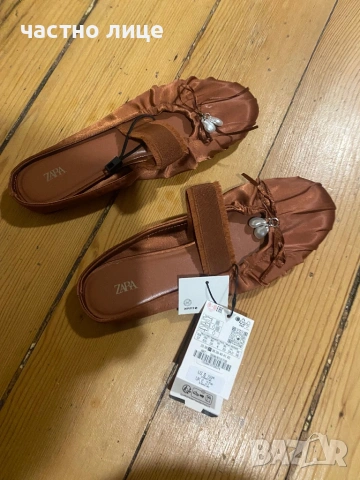 Чисто нови пантофки zara 37 номер 