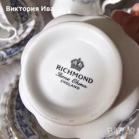 Английски сервиз Richmond, снимка 9 - Антикварни и старинни предмети - 54343430