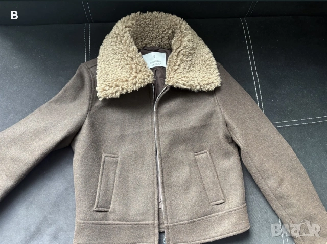 Яке с пух Stradivarius, снимка 5 - Якета - 55073597