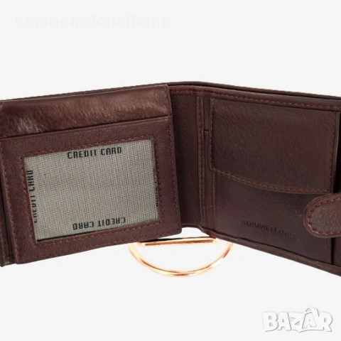 Мъжки портфейл NAKISA естествена кожа с кутия — различни цветове, снимка 7 - Портфейли, портмонета - 54164751