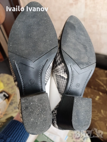 Дамски кожени ботушки, снимка 4 - Дамски ботуши - 54039803