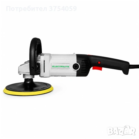 Професионална полираща машина ELECTROLITE 1800W – 600-3000 об/мин, 180 мм, регулиране на оборотите, снимка 7 - Други инструменти - 55148163