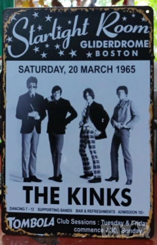 The Kinks 1965-метална табела(плакет)