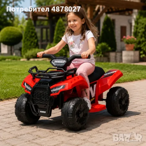Детско акумулаторно ATV J320 6V – LED светлини, USB музика и офроуд приключения за деца 1.5–4 години, снимка 5 - Електрически играчки - 55532004