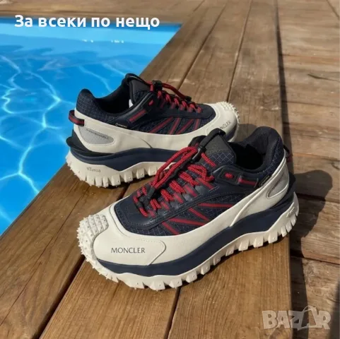Moncler Trailgrip GTX White&Blue Дамски Маратонки👟Дамски Спортни Обувки Код ch88