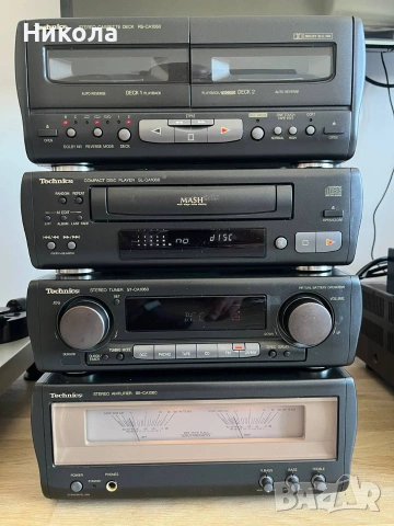 Продавам ретро Hi-Fi сет - Technics SC-CA1060
