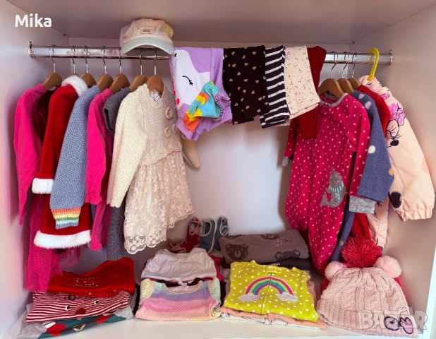 Лот дрешки за момиче 74 - 86 см Next Zara H&M