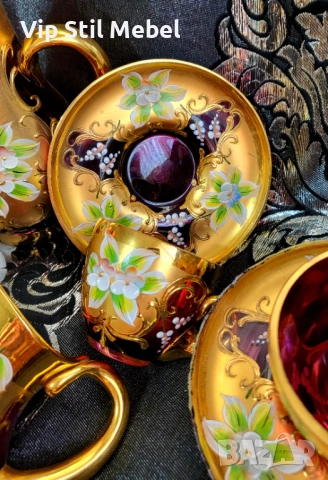 Сервиз за късо кафе Bohemia , снимка 10 - Сервизи - 54397705