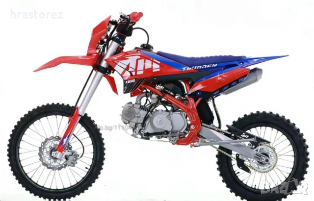 Кросов мотор THUNDER 160cc/кубика/ с ел.старт - НОВИ, снимка 2 - Мотоциклети и мототехника - 54495810