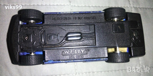Mercedes Benz 600 SEL Welly No.9048 , снимка 8 - Колекции - 54689319