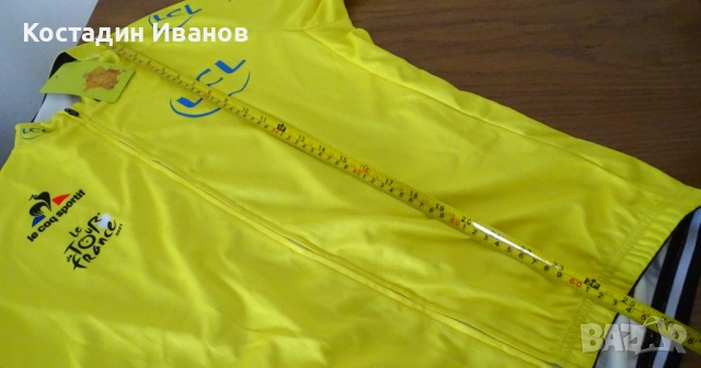 Ново Tour De France LCL Team жълто трико вело джърси тениска , снимка 11 - Тениски - 54723936