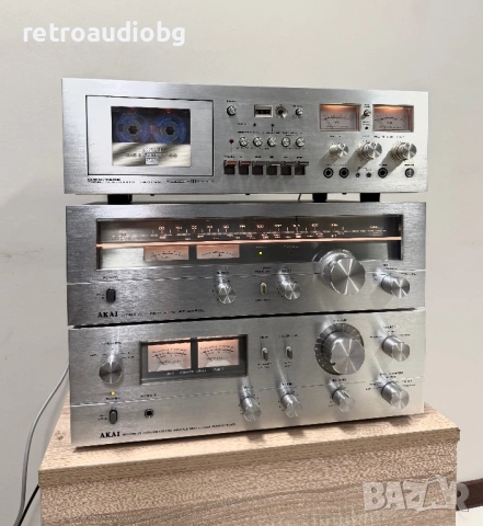 🔊Топ ретро аудио сет - система AKAI AM-2450, AT-2450L, GXC-740D🔊
