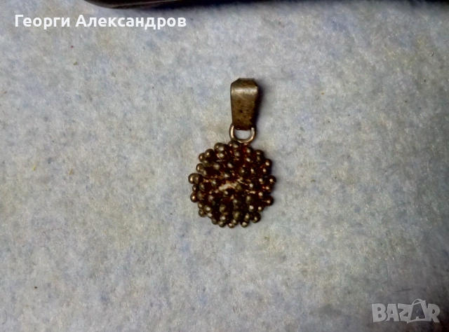Стар СРЕБЪРЕН МЕДАЛЬОН - ТАРАЛЕЖ Оксидирано СРЕБРО 925, снимка 6 - Колиета, медальони, синджири - 54307704