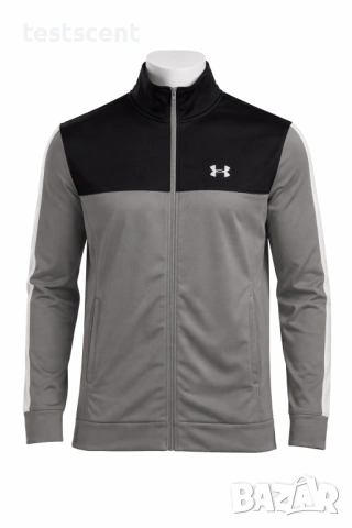 Мъжко горнище Under Armour UA Poly Track Top XL черно и сиво X-large Under Armour