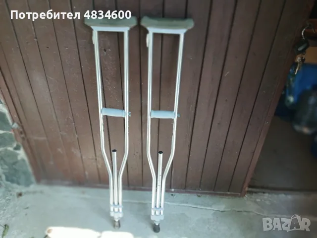 Подмишечни патерици регулируеми, снимка 3 - Патерици - 55644759