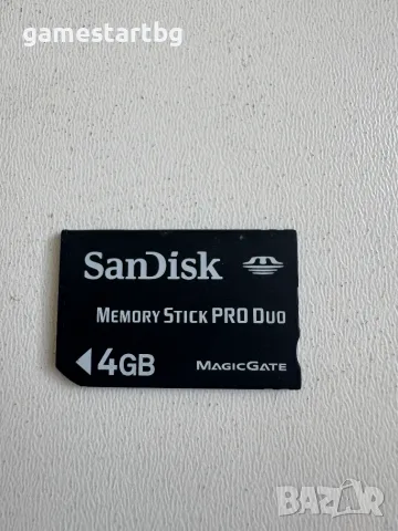 4GB SanDisk Memory Stick PRO Duo за PSP/телефон или камера