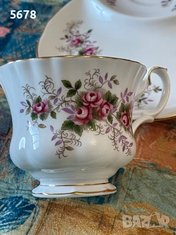 Royal Albert тенис сет Lavender Rose, снимка 8 - Антикварни и старинни предмети - 54294498