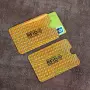 RFID защитен калъф за карти – алуминиев анти-сканиращ, различни цветове, снимка 1