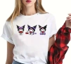 Санрио Kuromi Куроми sanrio лист малки щампа термо апликация картинка за дреха блуза чанта , снимка 4