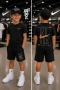 Nike Детски Къс Летен Комплект С Шапка Найк - Различни Цветове Kод B479, снимка 1