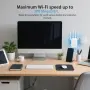 WiFi Extender Booster – усилвател на WiFi сигнал с 4 антени, Ethernet порт и обхват до 465 m², снимка 3