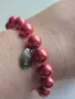 Гривна от сребро и перли, снимка 1