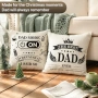 Нов Калъф за декоративна възглавница Dad Mode подарък за татко 45x45 см, снимка 8