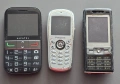 Alcatel 2001x, Panasonic G60 и Sony Ericsson K800 - за ремонт, снимка 1