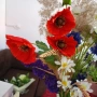 полски цветя в ваза, снимка 2