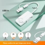 CAC четец 2 в 1 тип C с двоен конектор, DOD Military USB Common Access, четец за смарт карти, снимка 4