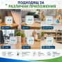 Малък електронен настолен часовник с температура влага дата сензор светещ на батерии дигитален LED, снимка 7