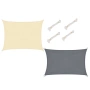 ПРОМОЦИЯ Водоустойчива тента с 95% UV защита, размер 3х3м - цвят крем / сиво, снимка 1
