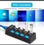 100% Чисто нов и високоскоростен USB-Hub3.0 дължина на кабела 0.50м, снимка 3