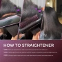 Четка преса за коса TYMO Flat Iron Hair Straightener Brush 2 in 1 200M Ions Ceramic Black, снимка 8