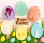 Пиле заек зайче в яйце Великден Великденски силиконов молд форма фондан смола шоколад гипс висулка, снимка 7